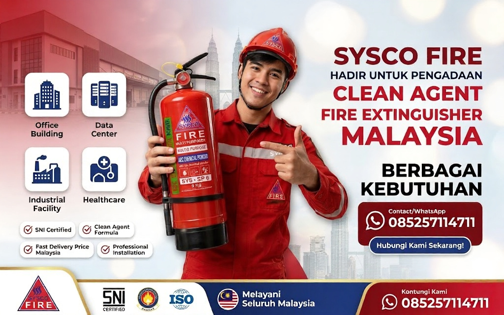 Jual Pemadam Api Clean Agent di Malaysia , sistem pemadam api gas bersih ramah lingkungan untuk ruang server, agen pemadam kebakaran tanpa residu untuk panel elektrikal sensitif, tabung APAR clean agent HFC-227ea bersertifikat standar keselamatan Malaysia, solusi proteksi kebakaran ruang kontrol berkapasitas besar dengan tekanan tinggi, instalasi sistem penindasan api FM200 otomatis untuk pusat data, distributor alat pemadam api bersih nonkonduktif terpercaya di Kuala Lumpur, perawatan rutin tabung gas bersih antikorosi untuk iklim tropis, paket harga pemadam api clean agent komersial dan industri, keunggulan agen pemadam api yang tidak merusak komponen elektronik, spesifikasi teknis tabung clean agent dengan nozzle selubung baja anti karat.