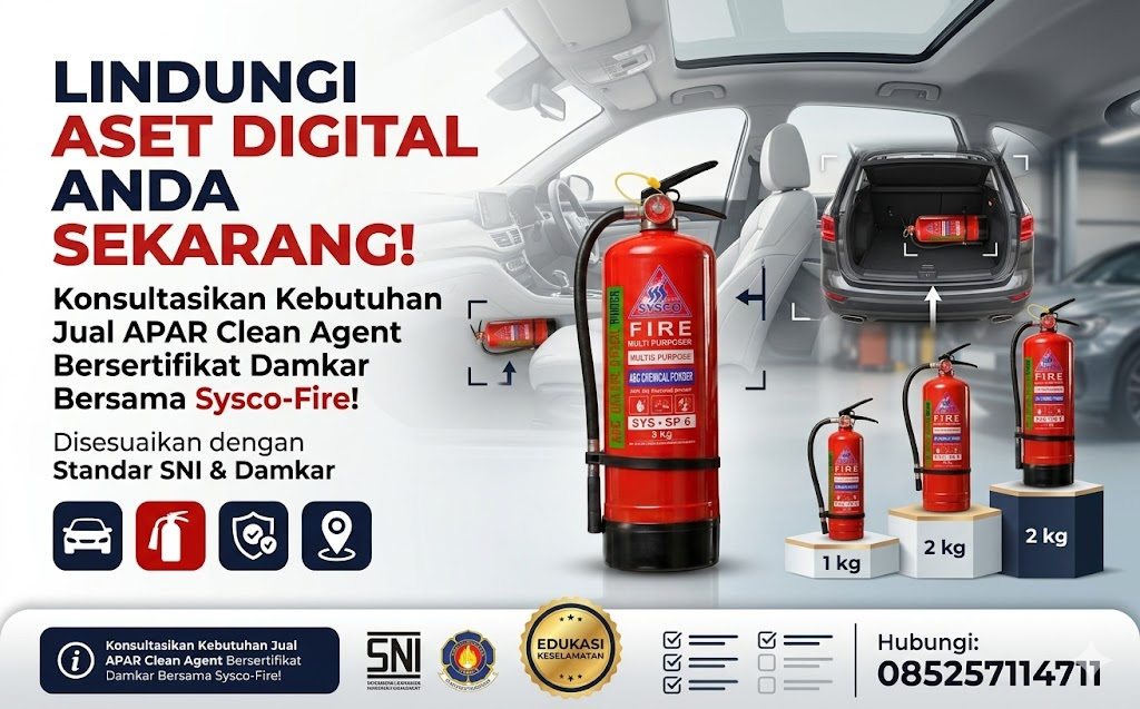 jual apar clean agent berkualitas tinggi, panduan cara memadamkan kebakaran listrik yang aman, alat pemadam api ramah lingkungan tanpa residu, solusi proteksi kebakaran ruang server dan data center, distributor resmi apar hfc 227ea dan fm200, harga apar clean agent kompetitif dan bergaransi, spesifikasi alat pemadam api kelas c untuk elektronik, sertifikasi damkar dan standar sni alat pemadam, jadwal perawatan dan isi ulang tabung apar, implementasi standar keselamatan kerja k3 di industri.