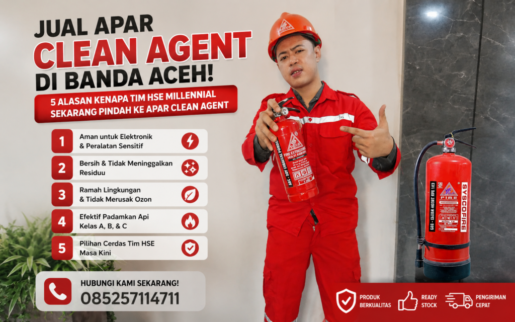jual apar clean agent, APAR Clean Agent Banda Aceh, Pemadam Api Ramah Lingkungan Aceh, Alat Pemadam Tanpa Residu Data Center, Supplier APAR Gas Pengganti Halon, Proteksi Kebakaran Perkantoran Banda Aceh, Clean Agent System K3 Profesional, APAR Novec FM200 Aceh Terpercaya, Solusi Pemadam Api Server Room, Distributor APAR Clean Agent Sumatera, Jasa Instalasi APAR Bersertifikat Aceh