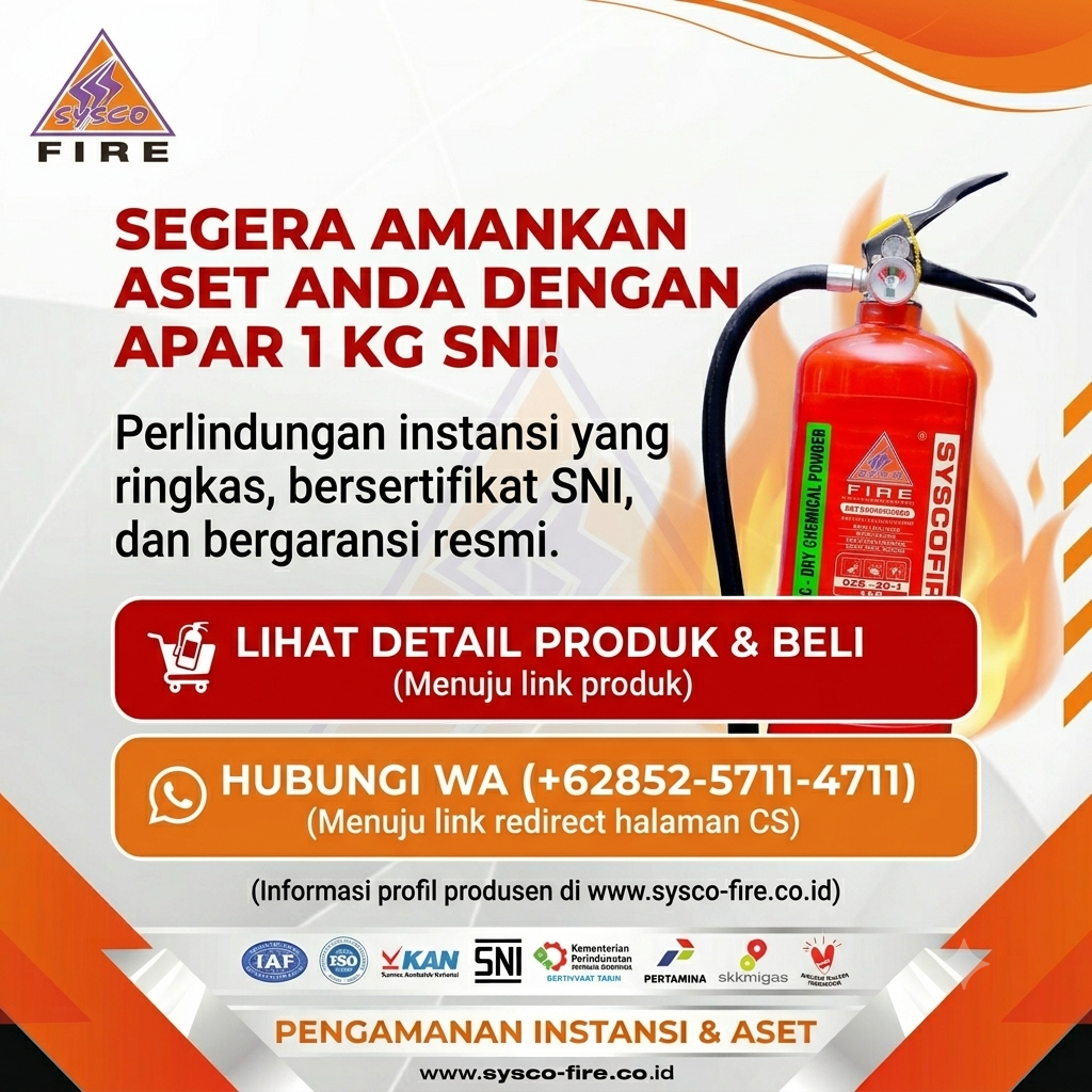 Jual APAR Stainless Steel Powder 3.5 kg