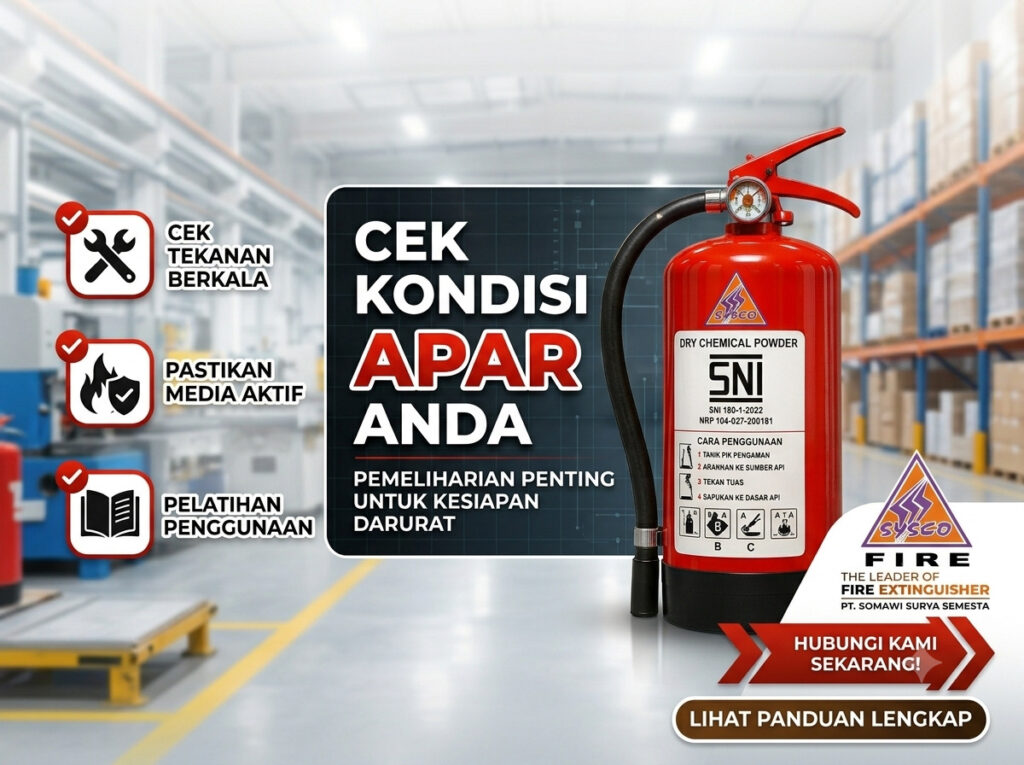 Banner CTA Distributor Jual APAR Lengkap Bersertifikat Sysco Fire