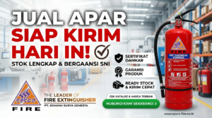 Banner CTA Amankan Aset Pesan APAR SNI Harian Hubungi Sysco Fire B2B