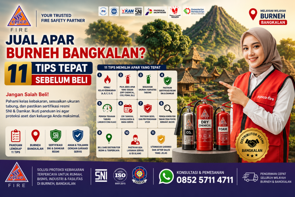 Distributor Alat Pemadam Api Kebakaran Bangkalan, Harga Tabung Pemadam Api Industri Madura, Pengadaan APAR Proyek Burneh, Agen Resmi Perlengkapan Keselamatan Korporat, Refill Alat Pemadam Api Pabrik Madura, Supplier APAR COW Bangkalan, Refill APAR daerah Burneh Bankalan Madura, Jual APAR Burneh Bangkalan, jual apar burneh bangkalan